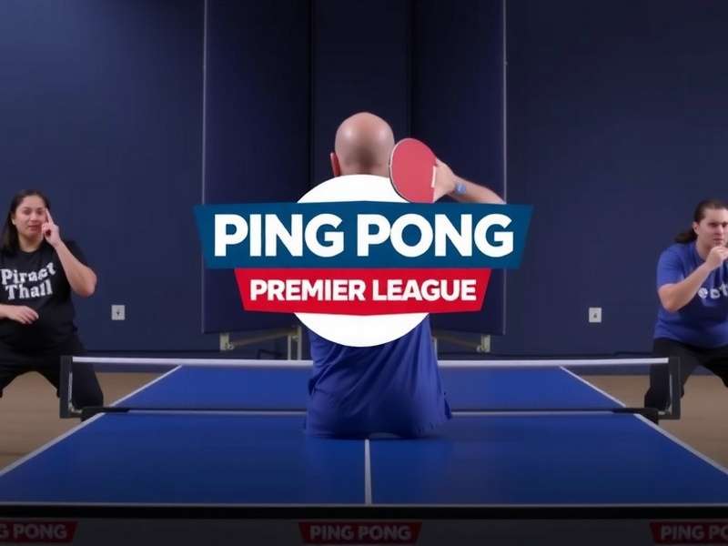 Players Compete in Regional Tournament Ping Pong Premier League Tournament