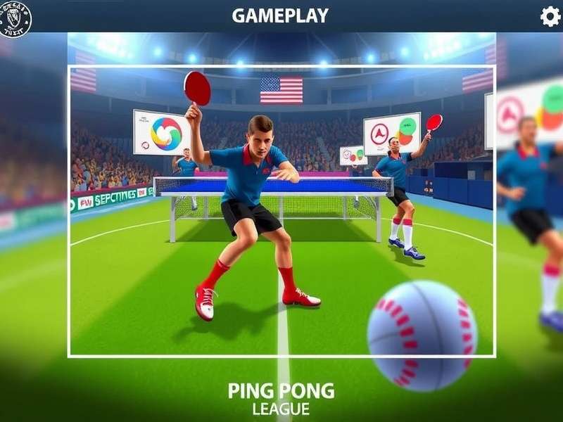 Intense Table Tennis Action in Ping Pong Premier League Ping Pong Premier League Gameplay